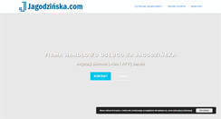 Desktop Screenshot of jagodzinska.com